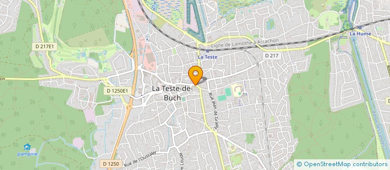 localisation de l'entreprise MONSIEUR NICOLAS BELIARD à LA TESTE-DE-BUCH