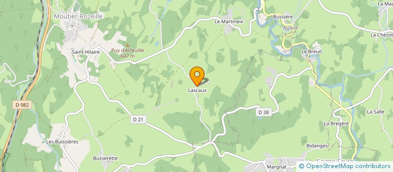localisation de l'entreprise MONSIEUR NICOLAS BELIN à MOUTIER-ROZEILLE