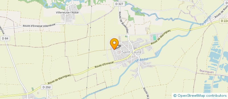 localisation de l'entreprise MONSIEUR NICOLAS BELIN  SAINT-LAURE