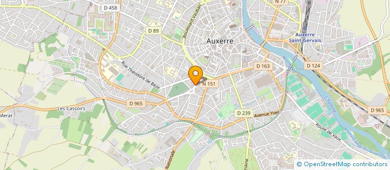 localisation de l'entreprise MONSIEUR NICOLAS BELIN à AUXERRE