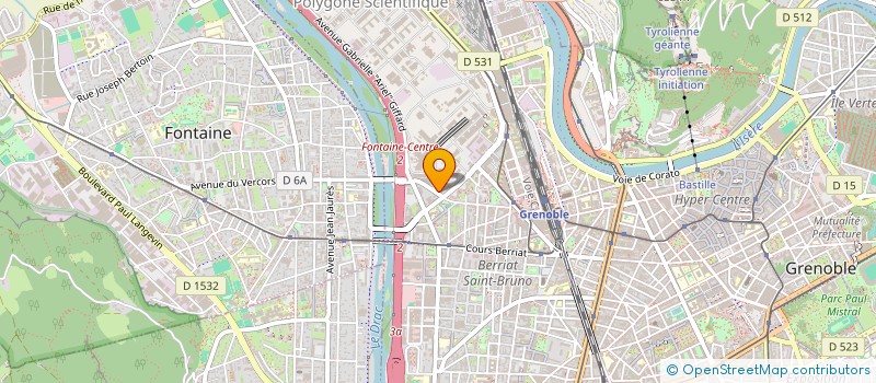 localisation de l'entreprise MONSIEUR NICOLAS BELLAMY à GRENOBLE