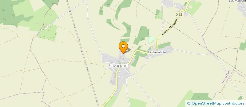 localisation de l'entreprise MONSIEUR NICOLAS BELLANGER à FLAVACOURT