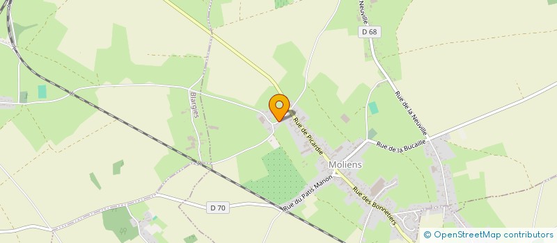 localisation de l'entreprise MONSIEUR NICOLAS BELLANGER  MONCEAUX L'ABBAYE