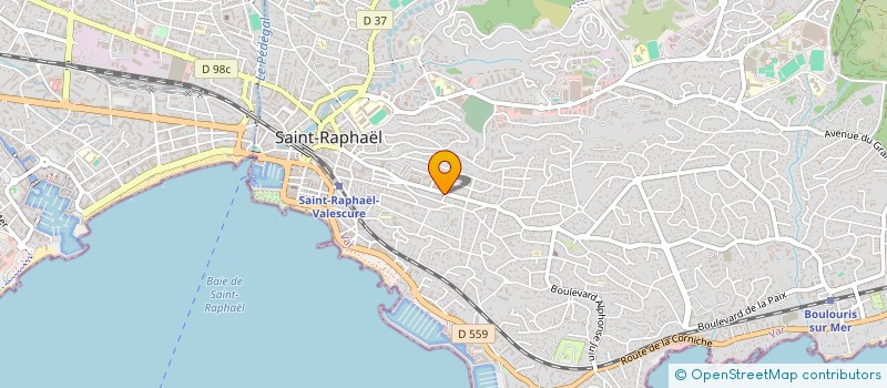 localisation de l'entreprise MONSIEUR NICOLAS BELLEC à SAINT-RAPHAEL