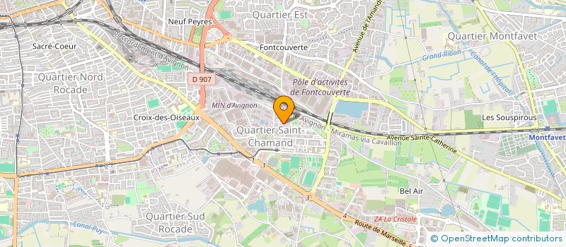 localisation de l'entreprise MONSIEUR NICOLAS BELLIEU  AVIGNON