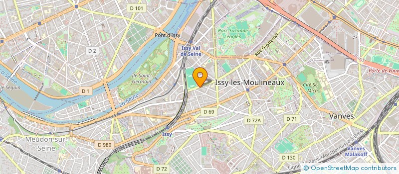 localisation de l'entreprise MONSIEUR NICOLAS BELLON à ISSY-LES-MOULINEAUX