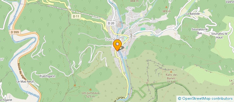 localisation de l'entreprise MONSIEUR NICOLAS BELTRAN  SUMENE