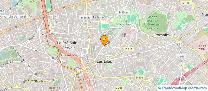 localisation de l'entreprise MONSIEUR NICOLAS BENADY à LES LILAS