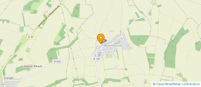 localisation de l'entreprise MONSIEUR NICOLAS BENARD  MAIMBEVILLE