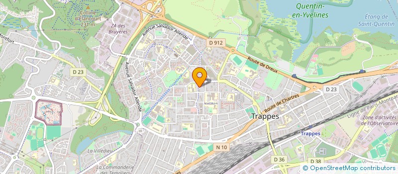 localisation de l'entreprise MONSIEUR NICOLAS BENARD  TRAPPES