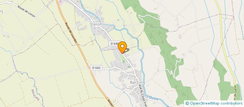 localisation de l'entreprise MONSIEUR NICOLAS BENAZETH  BARZUN