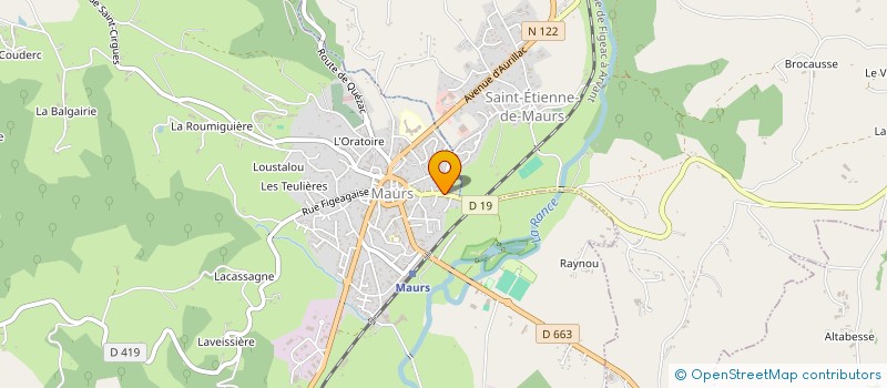 localisation de l'entreprise MONSIEUR NICOLAS BENEDETTI à MAURS