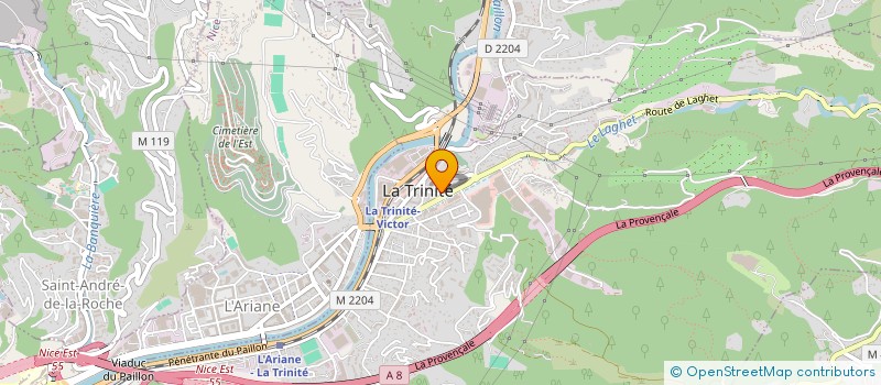 localisation de l'entreprise MONSIEUR NICOLAS BENETOUX à LA TRINITE
