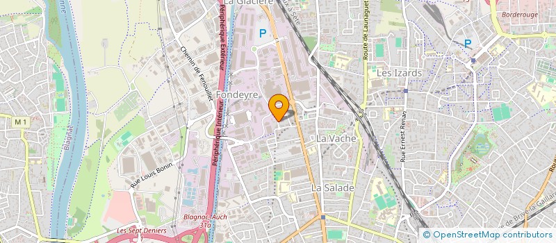 localisation de l'entreprise MONSIEUR NICOLAS BENMERADI  TOULOUSE