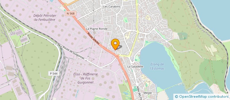 localisation de l'entreprise MONSIEUR NICOLAS BENOIT  FOS-SUR-MER