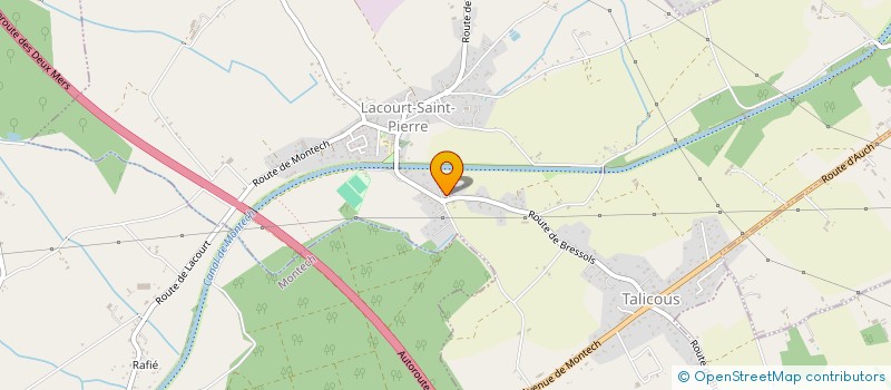 localisation de l'entreprise MONSIEUR NICOLAS BENTO  LACOURT-SAINT-PIERRE