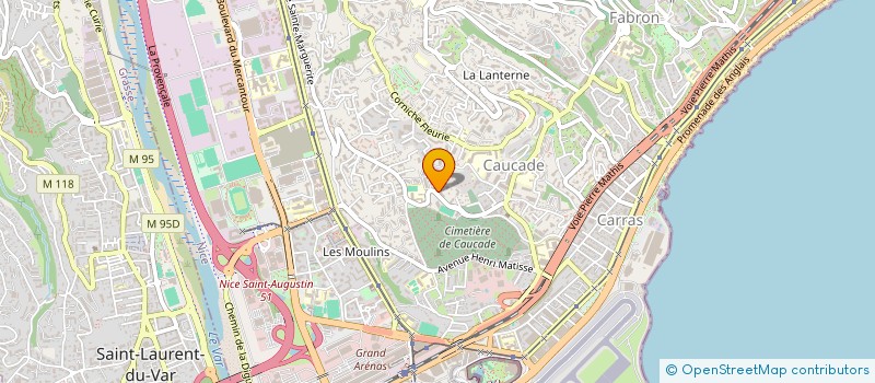 localisation de l'entreprise MONSIEUR NICOLAS BENZERNADJI  NICE