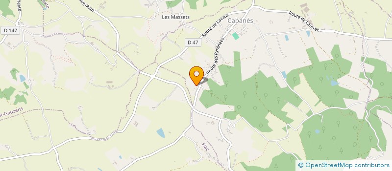 localisation de l'entreprise MONSIEUR NICOLAS BERANGER  TEULAT