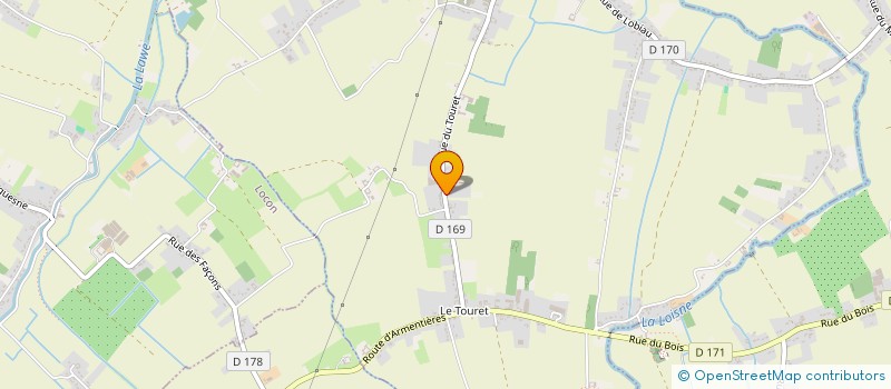 localisation de l'entreprise MONSIEUR NICOLAS BERARD  LA COUTURE