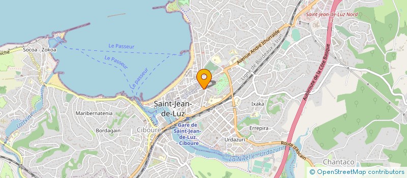 localisation de l'entreprise MONSIEUR NICOLAS BERASATEGUI à SAINT-JEAN-DE-LUZ