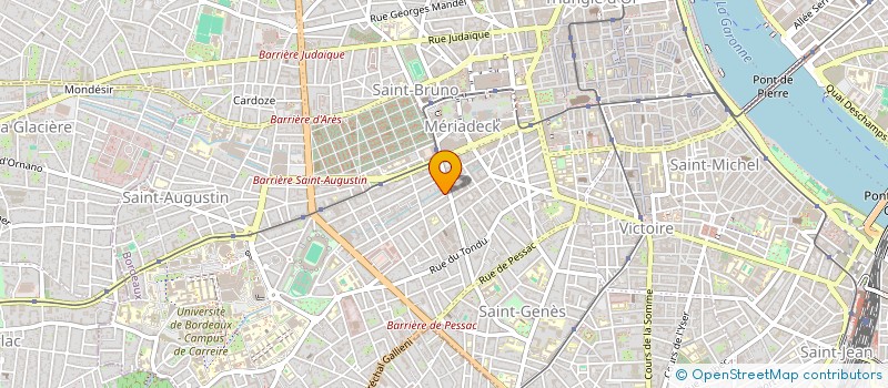 localisation de l'entreprise MONSIEUR NICOLAS BERETTI  BORDEAUX