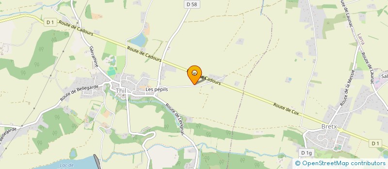 localisation de l'entreprise MONSIEUR NICOLAS BERGE  THIL