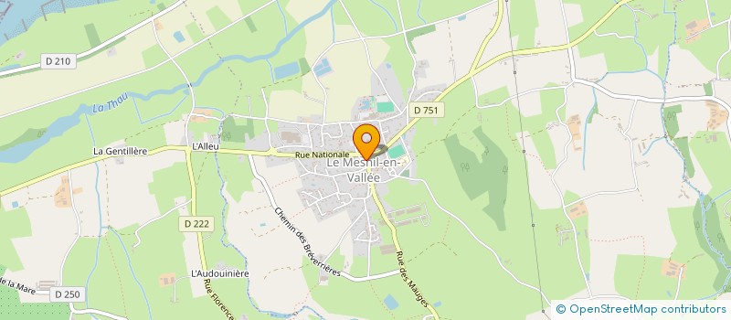 localisation de l'entreprise MONSIEUR NICOLAS BERGER  MAUGES-SUR-LOIRE