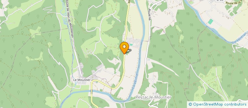 localisation de l'entreprise MONSIEUR NICOLAS BERGER  SAINT-LEON-SUR-VEZERE