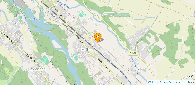 localisation de l'entreprise MONSIEUR NICOLAS BERGERET  MEILLON