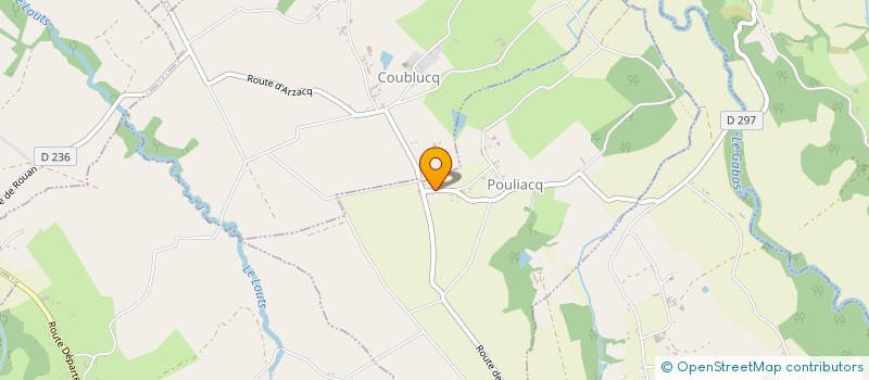 localisation de l'entreprise MONSIEUR NICOLAS BERGERON  POULIACQ