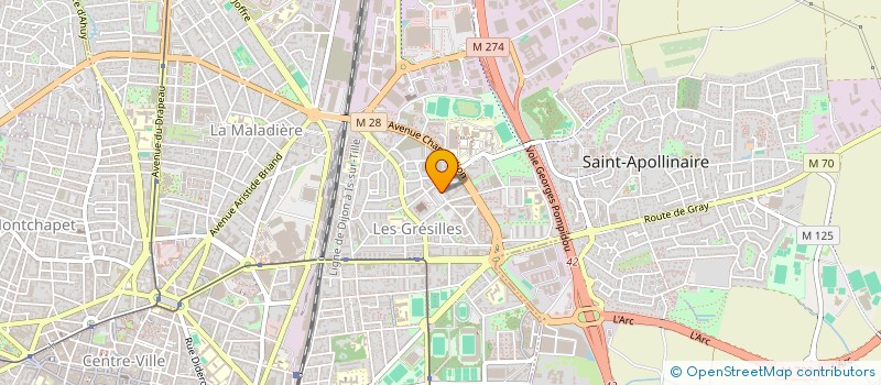 localisation de l'entreprise MONSIEUR NICOLAS BERGEROT  DIJON