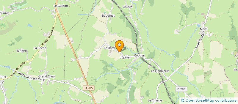 localisation de l'entreprise MONSIEUR NICOLAS BERLAND  DYO