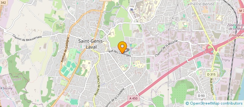 localisation de l'entreprise MONSIEUR NICOLAS BERLAUD à SAINT-GENIS-LAVAL