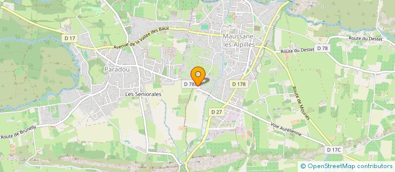 localisation de l'entreprise MONSIEUR NICOLAS BERMOND  MAUSSANE-LES-ALPILLES