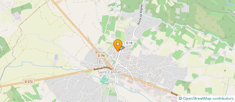 localisation de l'entreprise MONSIEUR NICOLAS BERNABEU  SAINT-CANNAT