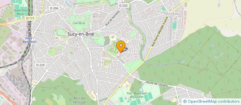 localisation de l'entreprise MONSIEUR NICOLAS BERNAGE  SUCY-EN-BRIE