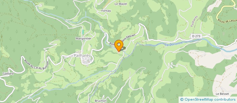 localisation de l'entreprise MONSIEUR NICOLAS BERNARD  PAILHARES