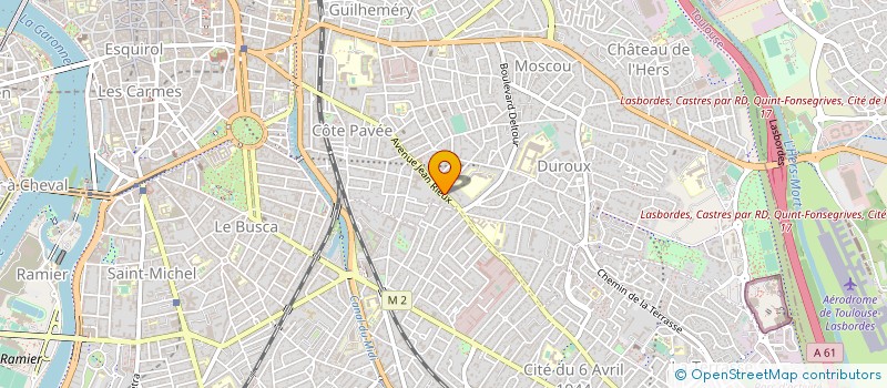 localisation de l'entreprise MONSIEUR NICOLAS BERNARD à TOULOUSE