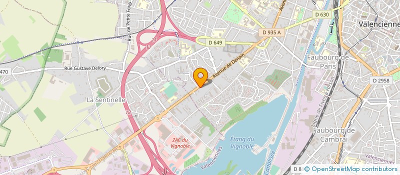 localisation de l'entreprise MONSIEUR NICOLAS BERNARD à VALENCIENNES