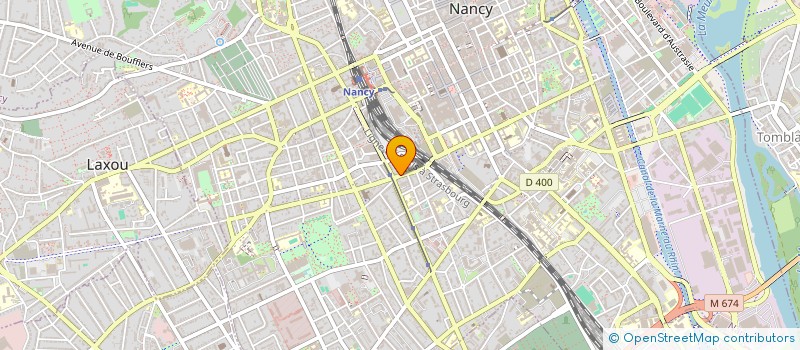 localisation de l'entreprise MONSIEUR NICOLAS BERNARD  NANCY