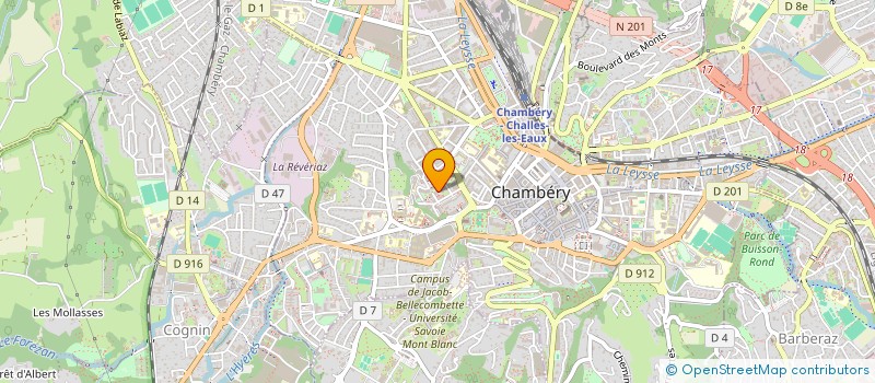 localisation de l'entreprise MONSIEUR NICOLAS BERNARD  CHAMBERY