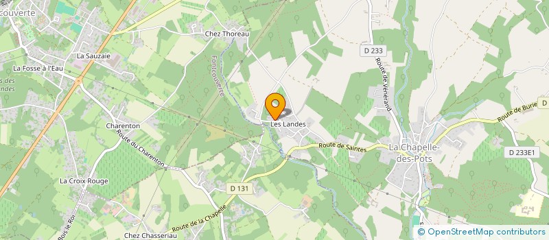 localisation de l'entreprise MONSIEUR NICOLAS BERNARD  LA CHAPELLE-DES-POTS