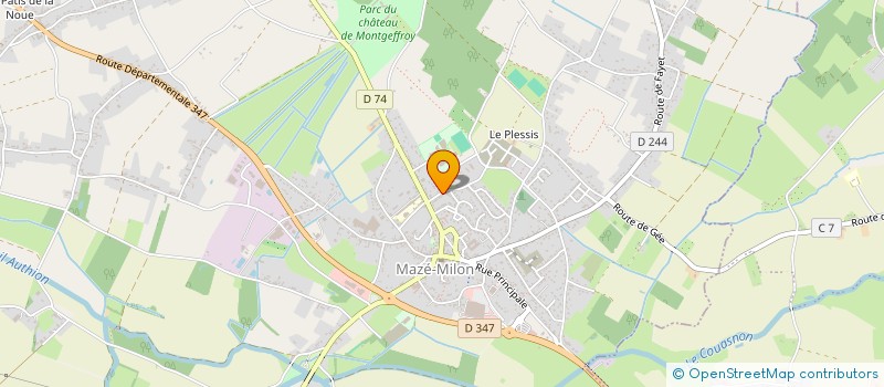 localisation de l'entreprise MONSIEUR NICOLAS BERNARDET  MAZE-MILON