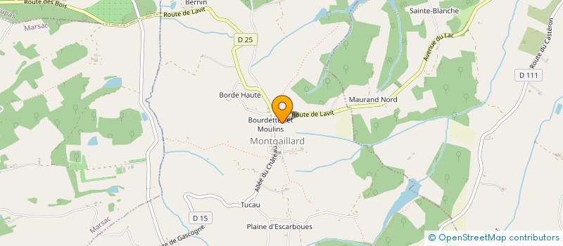 localisation de l'entreprise MONSIEUR NICOLAS BERNES à MARSAC