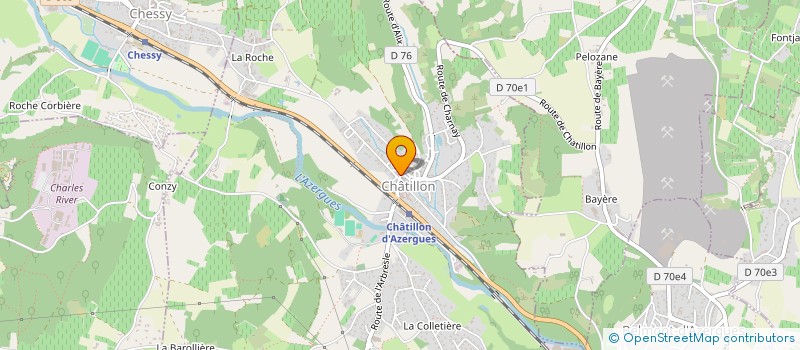 localisation de l'entreprise MONSIEUR NICOLAS BERRETTONI à CHATILLON