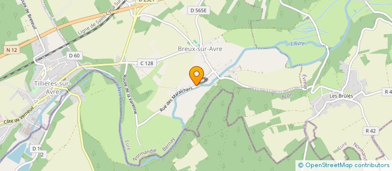 localisation de l'entreprise MONSIEUR NICOLAS BERROIR  BREUX-SUR-AVRE