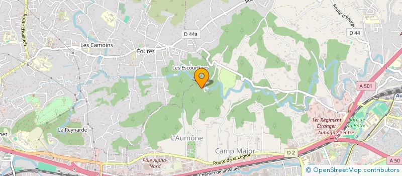 localisation de l'entreprise MONSIEUR NICOLAS BERTALMIO à AUBAGNE