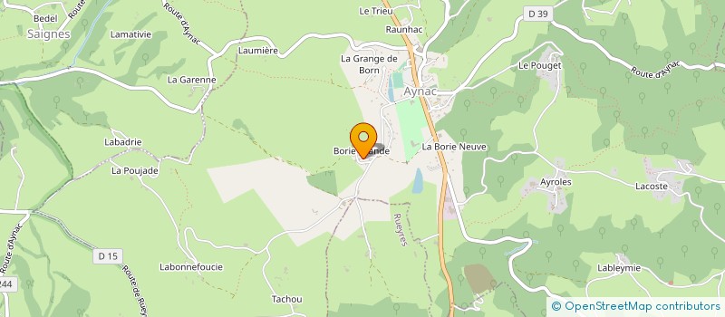 localisation de l'entreprise MONSIEUR NICOLAS BERTAUX  AYNAC