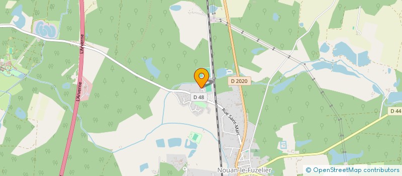 localisation de l'entreprise MONSIEUR NICOLAS BERTHEAU  NOUAN-LE-FUZELIER