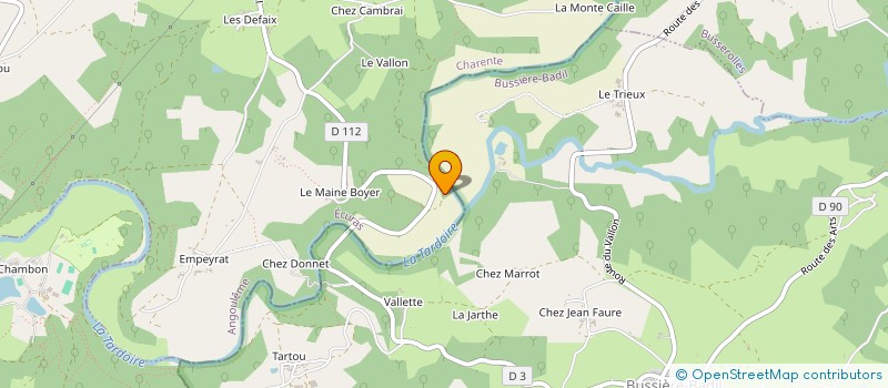 localisation de l'entreprise MONSIEUR NICOLAS BERTHET  ECURAS